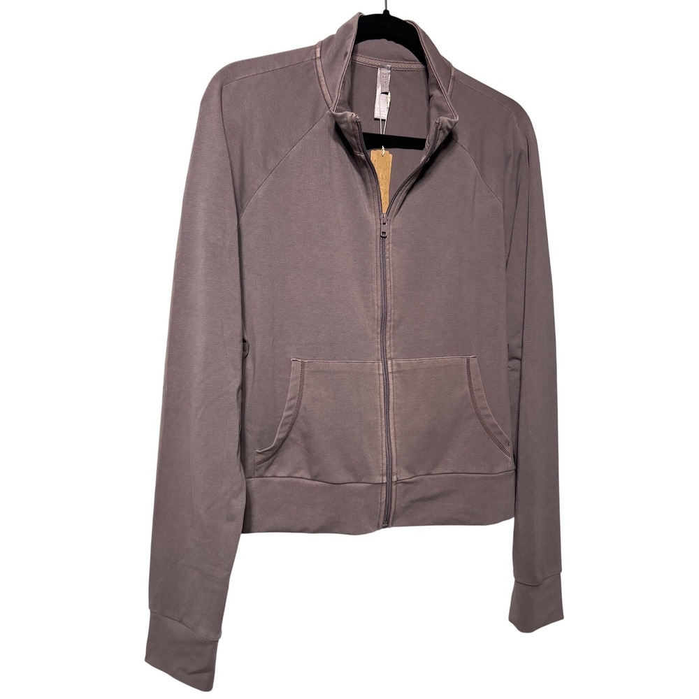 SKIMS Outdoor Full Zip Track Jacket Mauve Size 4X NWT
